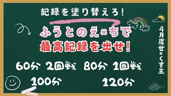 4月度挑戦者求む??