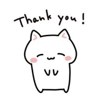 ありがとう(^ ?> ? < ?^)