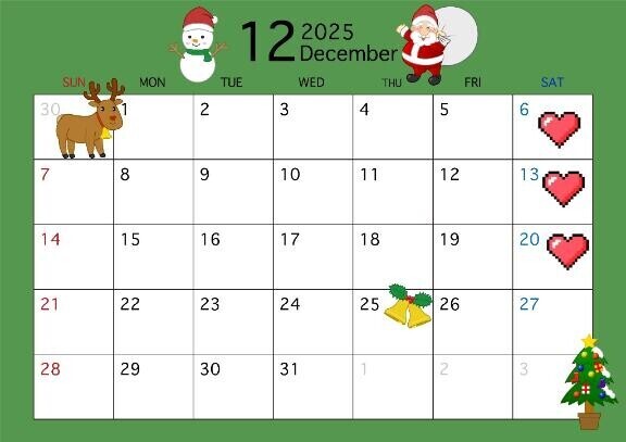 お早めのご予約??と今年のシフト！