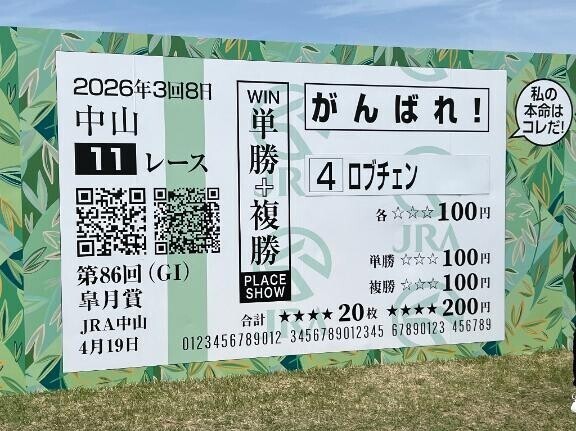 今日の馬券