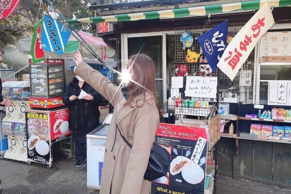 レトロな売店にて