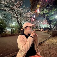 夜桜です