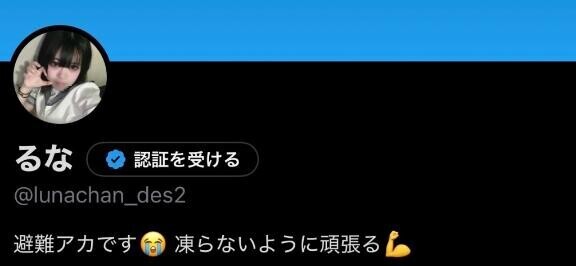 Xの避難アカウントフォローお願いします?