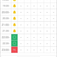 今日の空き情報