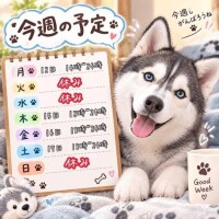 🐾今週の予定🐾
