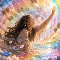 水って 虹色になれるらしい🌈✨