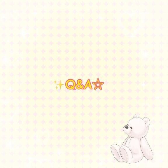 Q&A💫