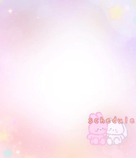 スケジュール☆