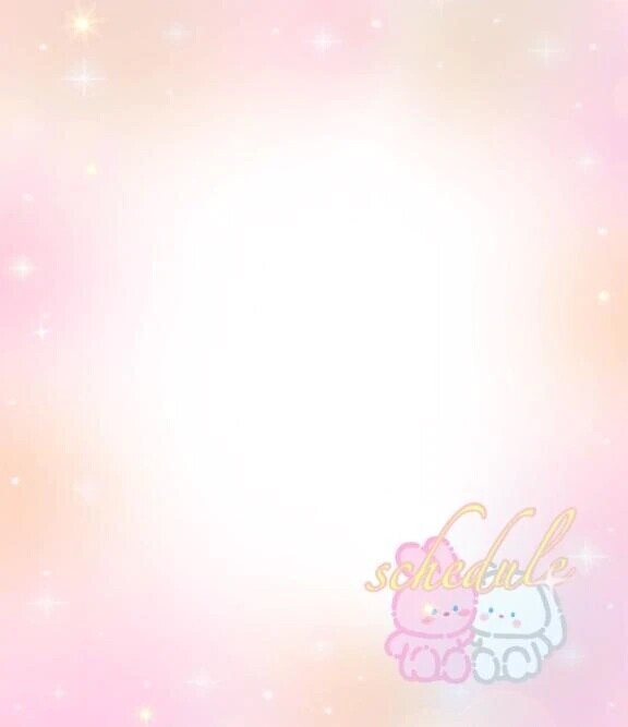 スケジュール🌸
