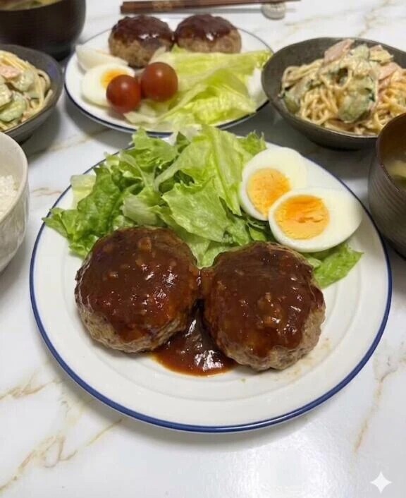 ハンバーグ　作:すみ