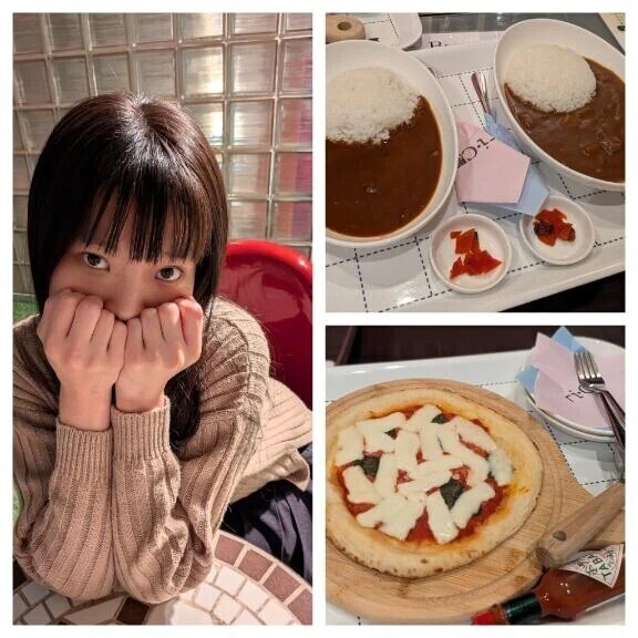 ❤本指名のUさんと夜カレー🍛とピザごちそう🍴