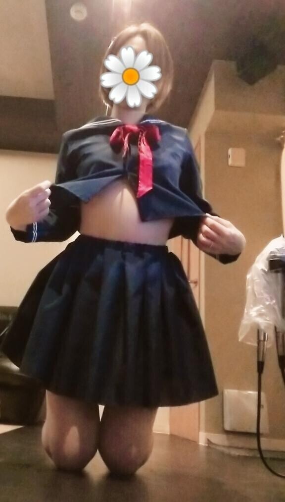 人生初のセーラー服