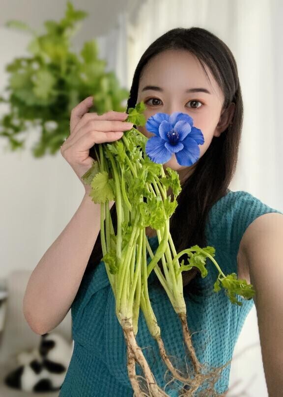 📸束のパクチー笑われた😂