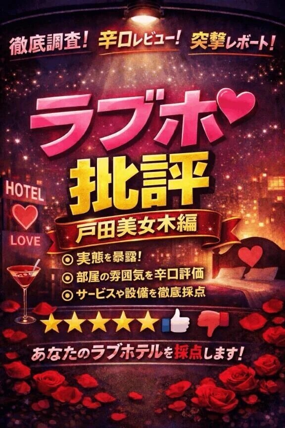 【戸田美女木】ラブホ批評①