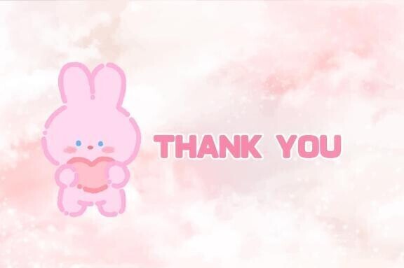 お礼💌