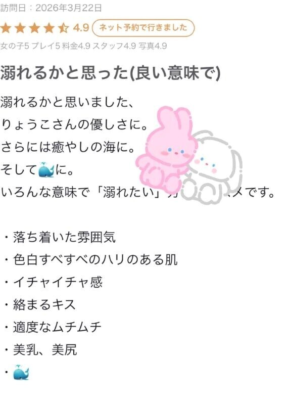 【お礼写メ日記】