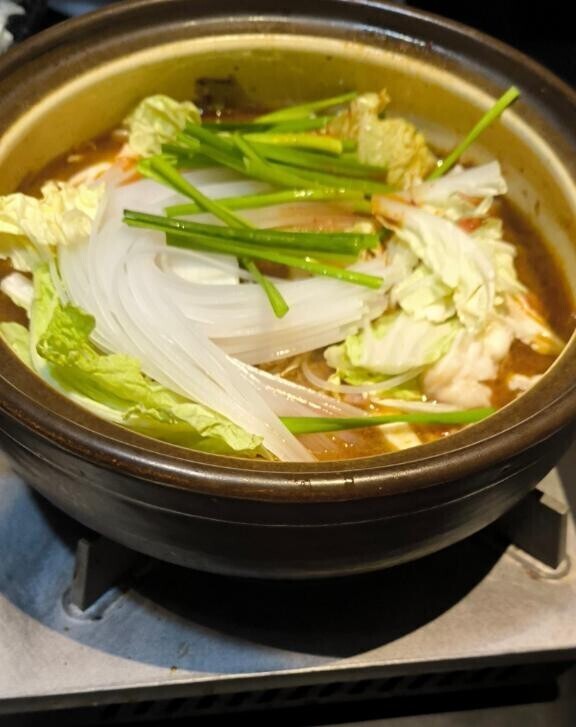 鍋食べに行ったよ!