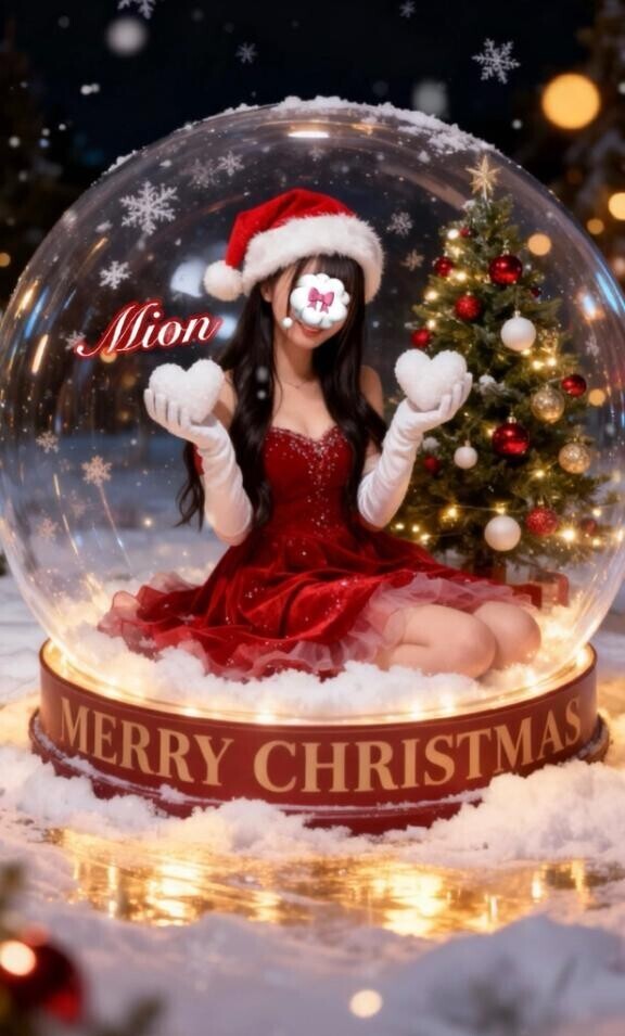 スノードームに入ってみた??