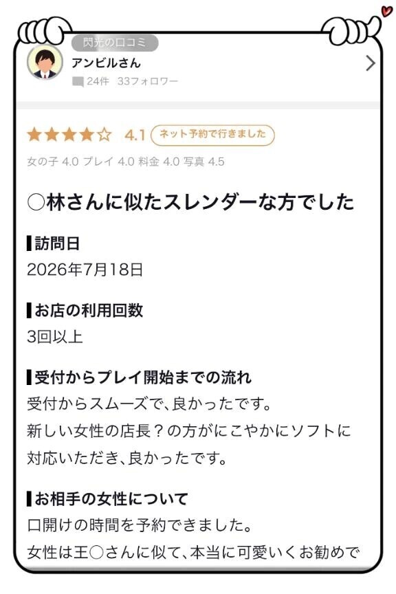 【お礼写メ日記】