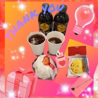 お礼で～す。