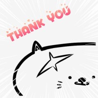 お礼で～す。