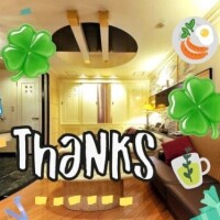 お礼で～す。