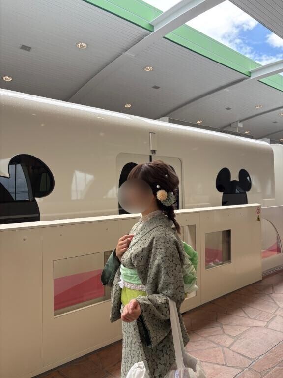 浴衣でディズニー♡
