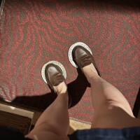 お兄さんから靴を貰ったんですよ👟