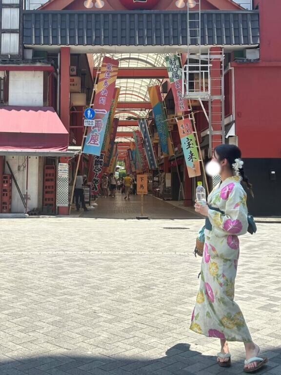 浴衣着てお出かけしたいなぁ