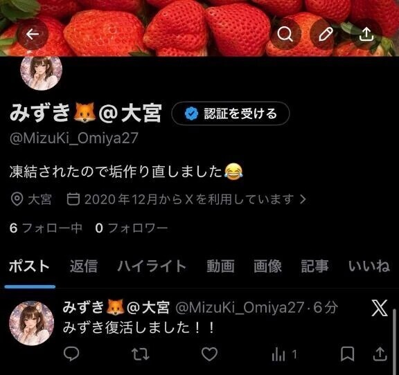 Ｘについての報告📣