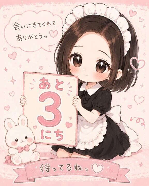 会えるのも残り3日🥺🩷