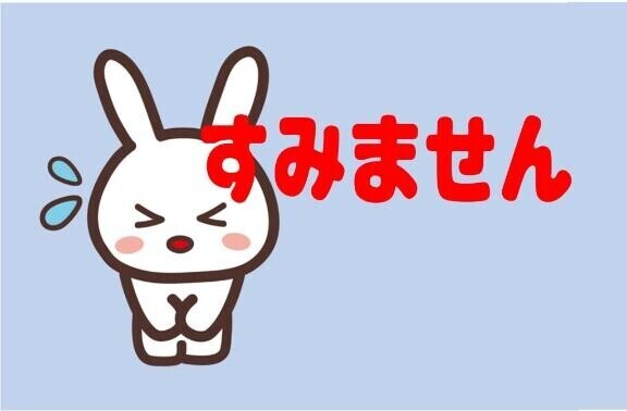 申し訳ないです。