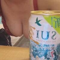 飲みながら