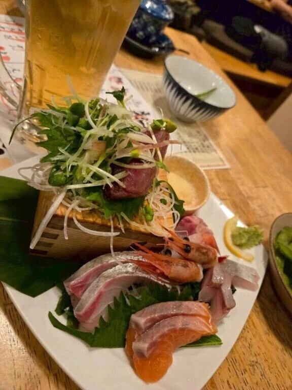 お魚とビール