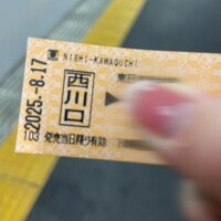 久しぶりに切符買った🎫