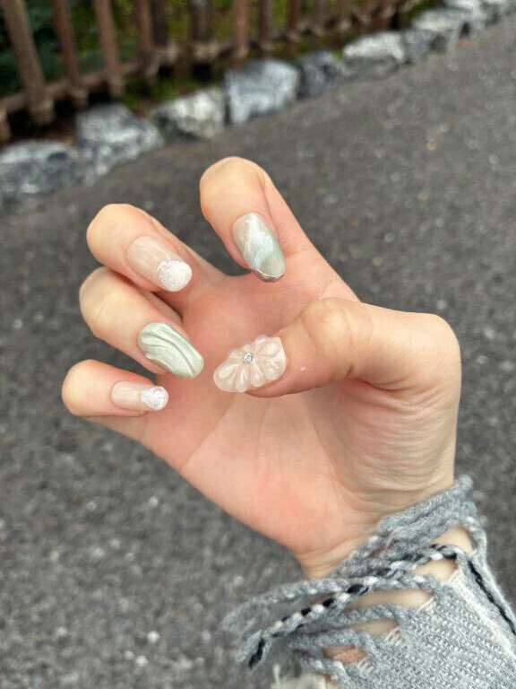 💅親指は早々消えました💅