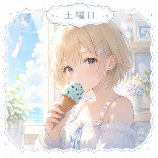 癒しの土曜日🩵
