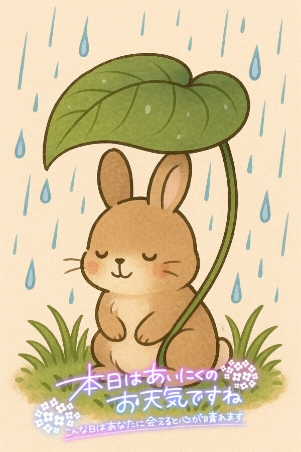 雨宿りに、ちょこっとだけ☔️‪🫶🏻💕