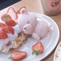 きょうも🐻‍❄🍓♡