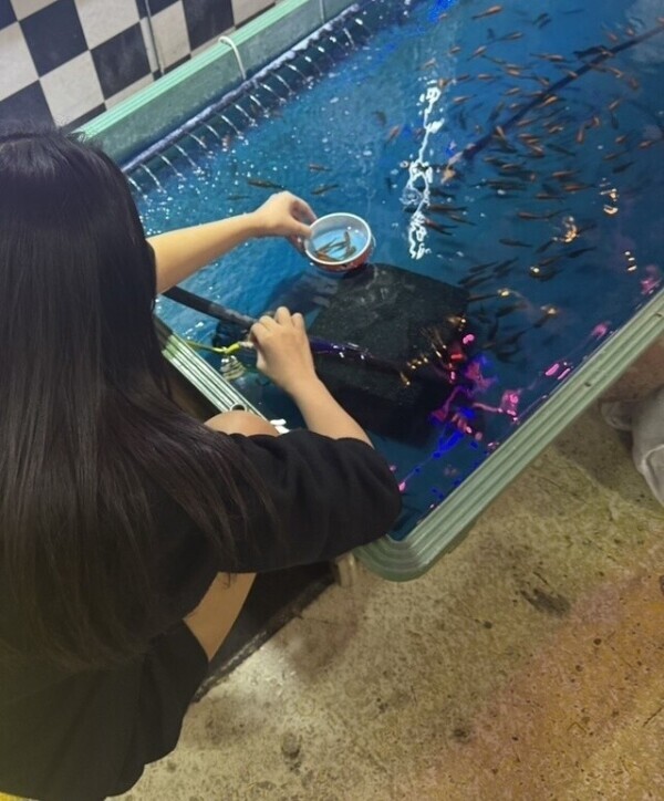 久々に金魚すくい🐠🫧‪