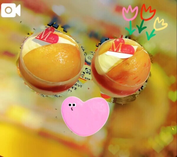 桃の存在感🍑