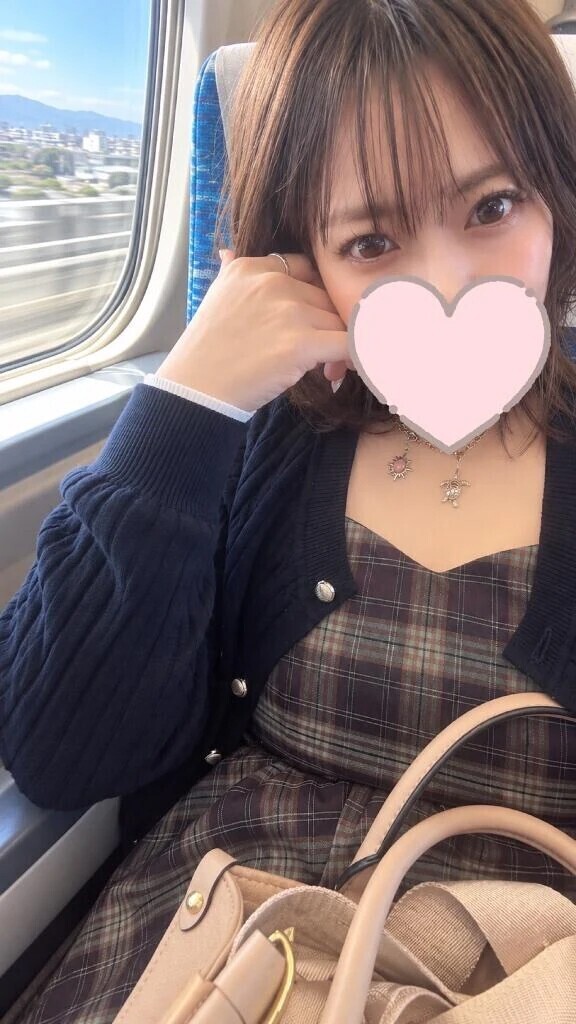 新幹線🚄で♡♡