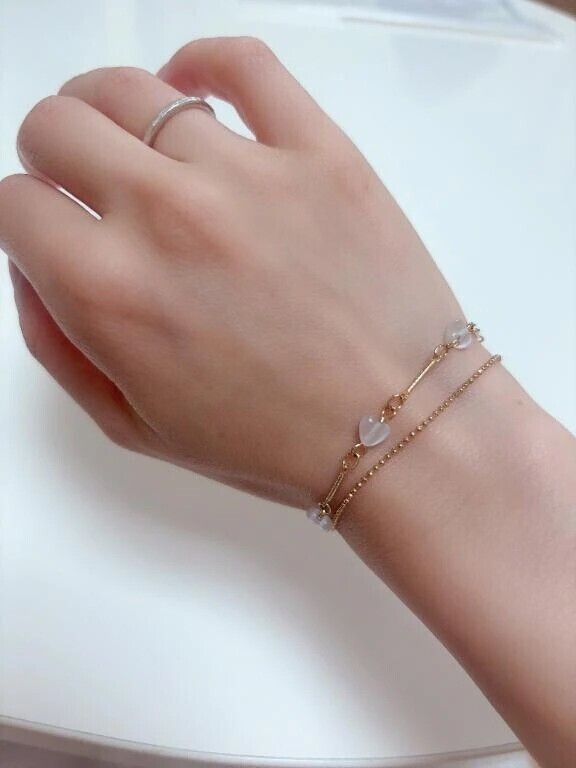 新しいアクセサリーで気分上々🥰💕