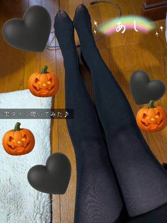 黒タイツ履いてみた！🙄🙄
