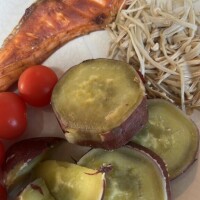 朝ごはんに、さつまいも