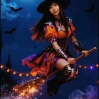 💜空を飛んで🧹💜