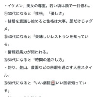 年代別モテる条件