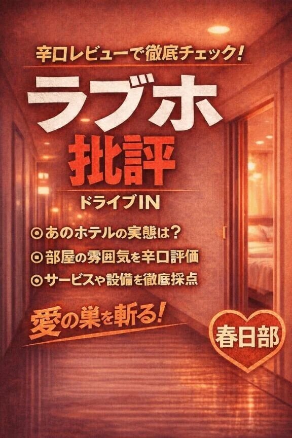 【春日部】ラブホ批評①