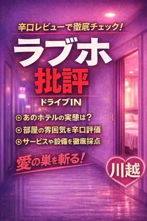 【川越】ラブホ批評④ 改訂版