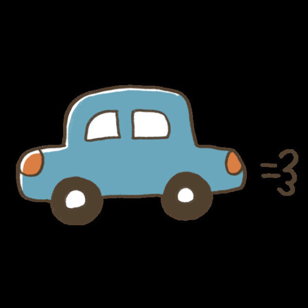 朝から🚗
